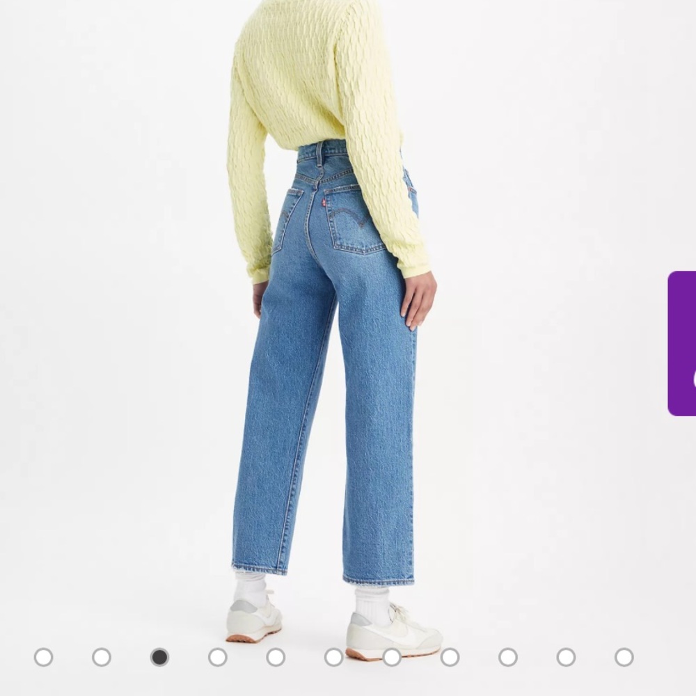 Rib cage straight ankle Levi jeans